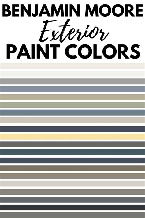 benjamin moore exterior paint collection.